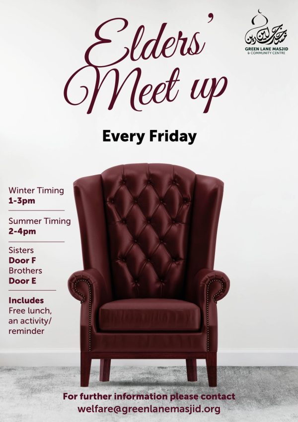 Weekly Elderly Meetup (Age 60+)