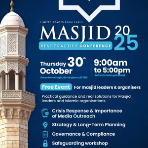 Masjid Best Practice Conference 2025