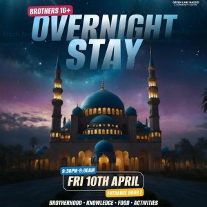 Brothers 16+ Overnight Stay