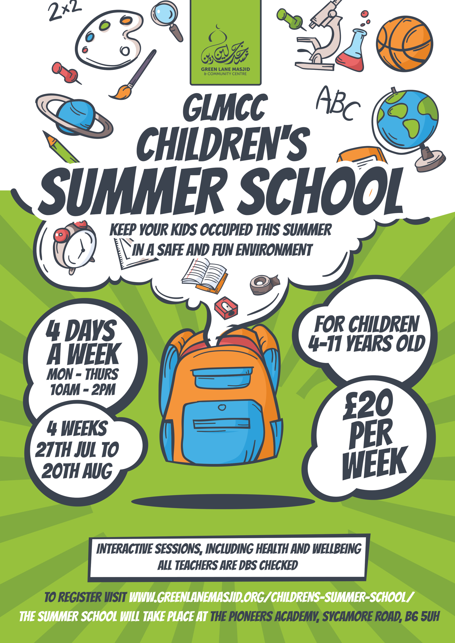 Childrens Summer School 2026