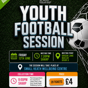Youth Football Session (Ages 11–14)