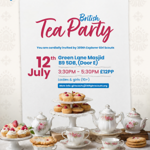 Scouts British Tea Party