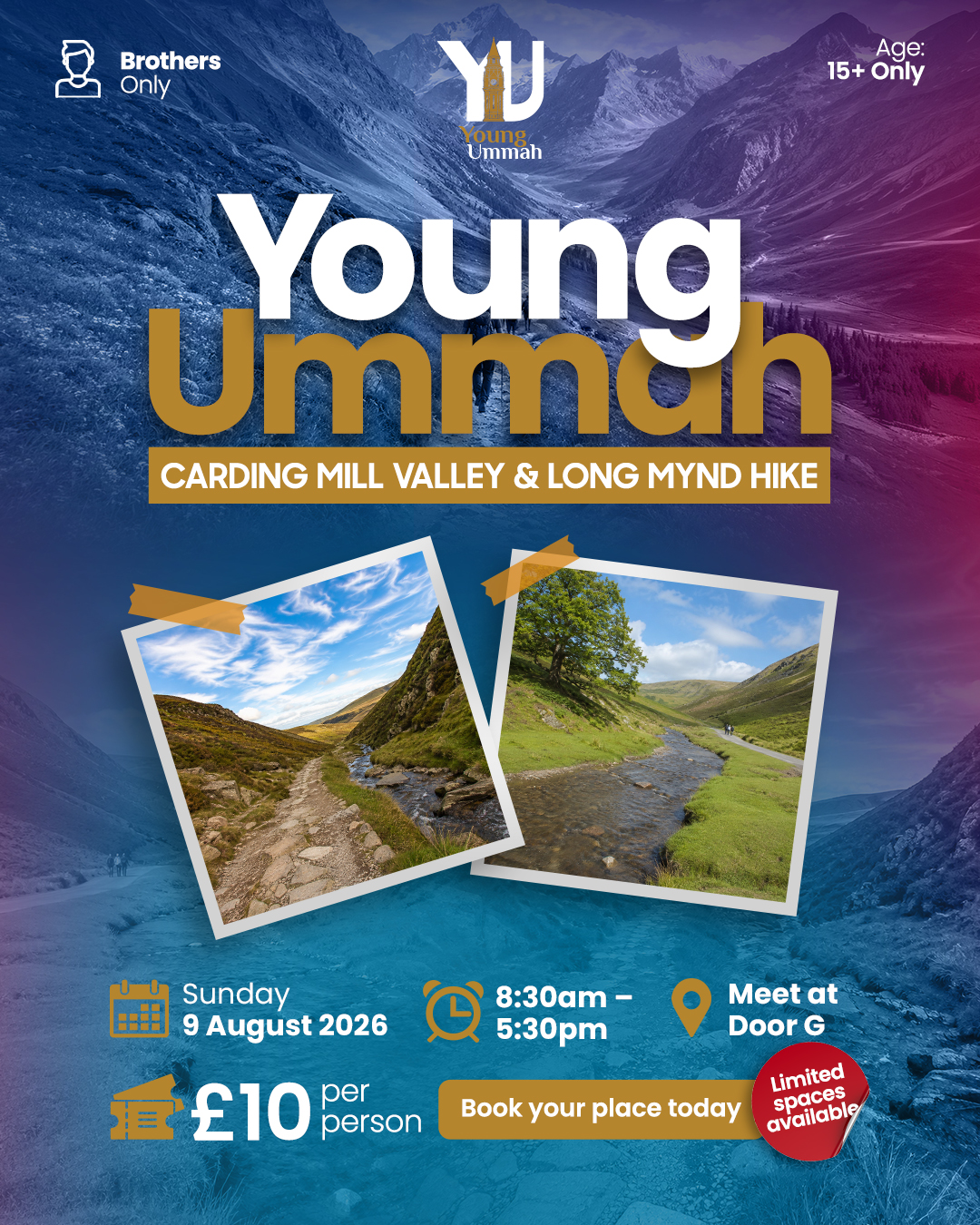Young Ummah - Carding Mill Valley & Long Mynd Hike
