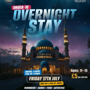 Masjid Sleepover (Under-16)