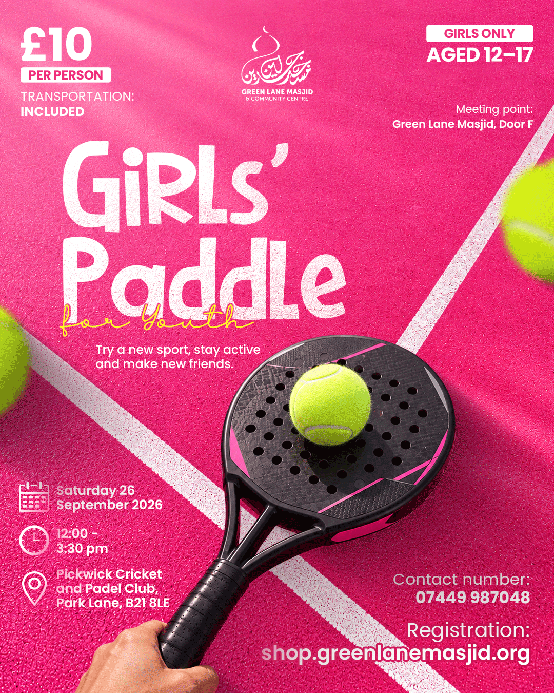 Girls’ Paddle for Youth
